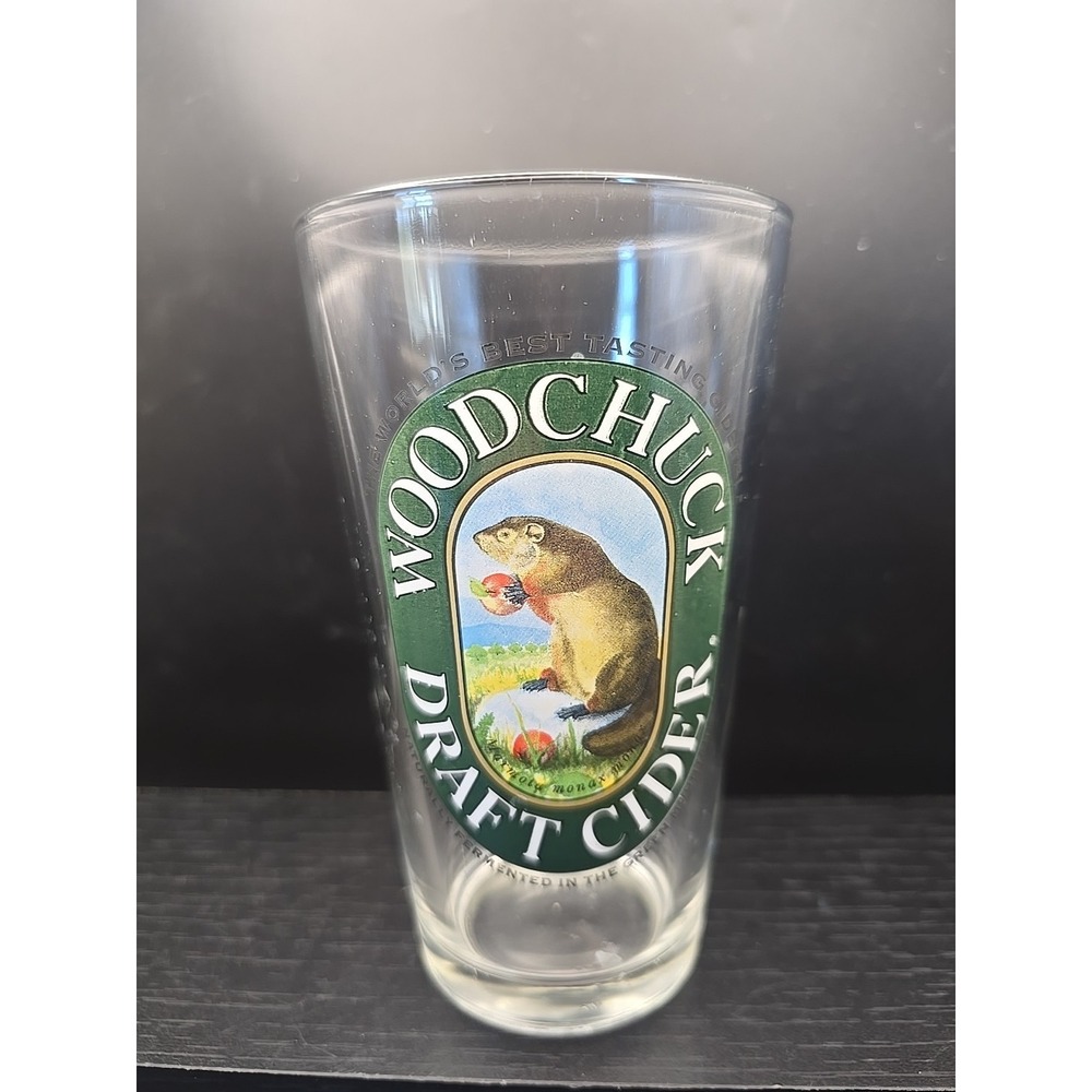 Beer Mug- Woodchuck Draft Cider, Amber Cider 12 Oz. Bottles, Featuring Marmot - Picture 1 of 5
